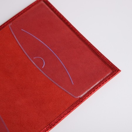 Cover for passport, red color-5