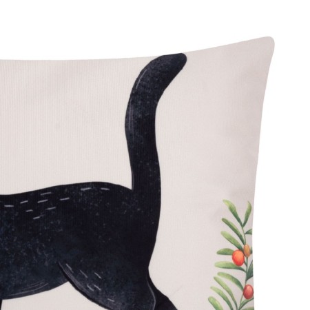 Pillowess Decorative Ethel "Black Cat" 40x40 cm, polyester, velor-1