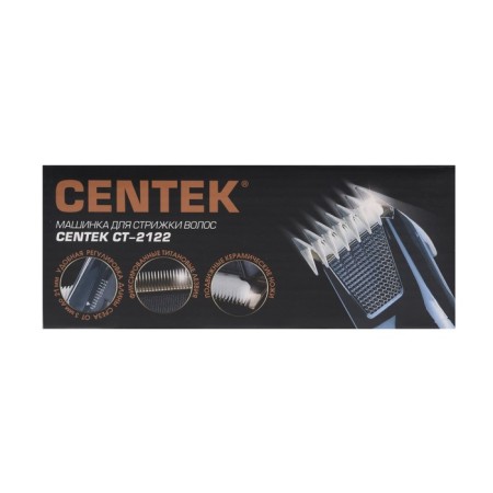 Centek CT-2122, 7 W, 3-21 mm, titanium blades, purple haircut-6