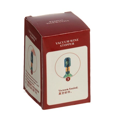 Vacuum cork for the bottle "Button", 7 cm-3