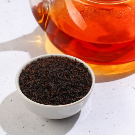 Gift set of "Sweet Life": tea black mulled wine 50 g, milk chocolate 70 g.-2