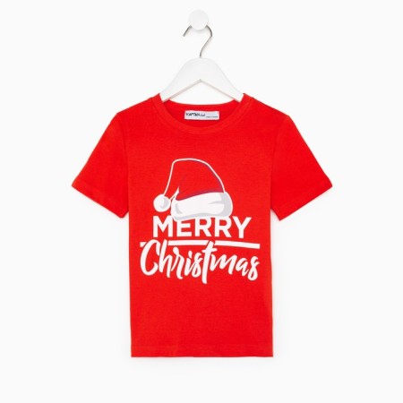 Футболка детская KAFTAN "Merry Christmas" р.34 (122-128)-4