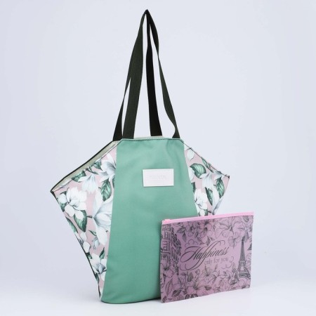 Bag Women's Beach "Happiness" + Bikini Bag-1
