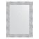 Mirror in the baguette frame, white minting 70 mm, 56 x 76 cm