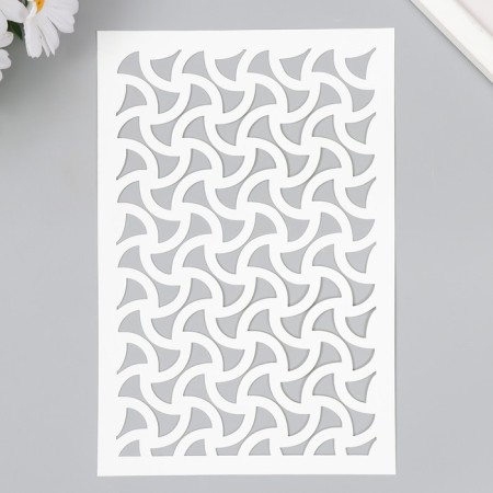 Plastic "pattern" 24x16 cm stencil