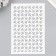 Plastic "pattern" 24x16 cm stencil
