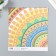 Scrapbooking paper bilateral "ethnic" density 180 g 15.5x17 cm