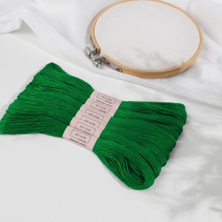 Set of threads Muline No. 909, 8 ± 1 m, 6 pcs, emerald color-3