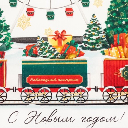 Set of gift "Ethel" New Year's fair, apron, towel, take-9