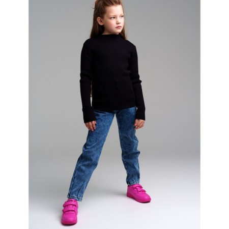 Брюки джинсовые утепленные для девочки, рост 170 см-1