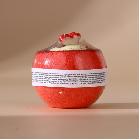 A bomb for a bath with a toy Pure happiness "New Year's sock", 130 g-4
