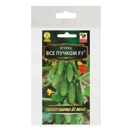 Cucumber seeds "All by the Board", F1, set 5 pcs-2