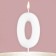 Свеча для торта, цифра «0» , светится в темноте, 4 х 10 см.