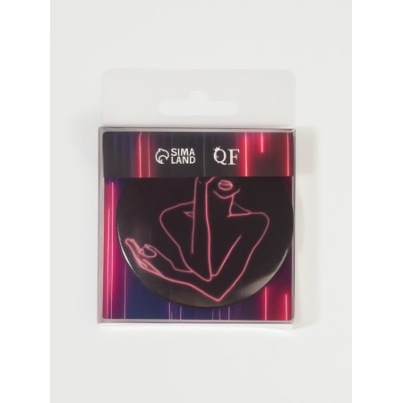 Mirror (1) b/took GRL PWR D7cm Metal/Paper Silhouette PVC/Box QF-2