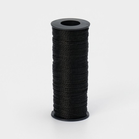 Thread Twisted Dolyana, 2-Actual, PP, D = 1.3 mm, 50 m, Black Color Black