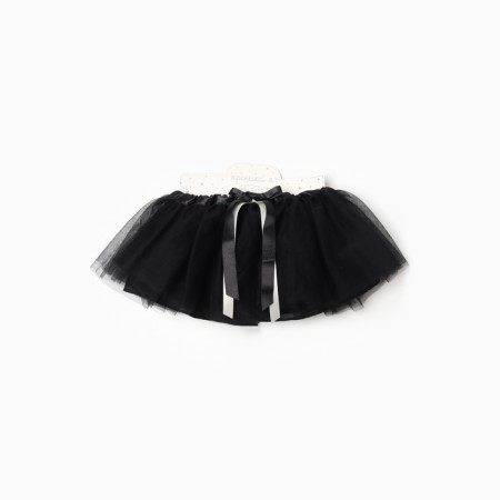 Skirt elegant for a girl crumb I, gray, 17 cm-3