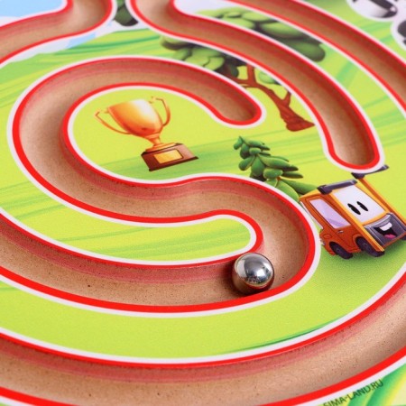 Балансир детский «Гонки», с лабиринтом-4