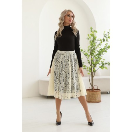 Female skirt, size 46, milk color