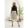 Female skirt, size 46, milk color