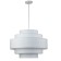 Suspended Indigo lamp, 13018/3p White. 3x60W, E27, 600x600x620/2120 mm, white color