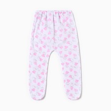 Children's sliders, white color/bunnies, height 62