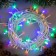 Garland "thread" 10 m, IP20, white thread, 100 LED, glow of multi, 8 modes, 220 V