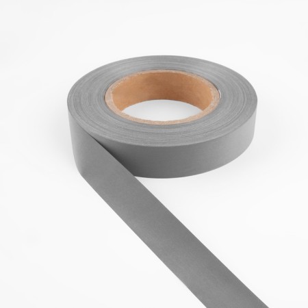 Reflective tape, 25 mm, 100 ± 1 m, gray color-1