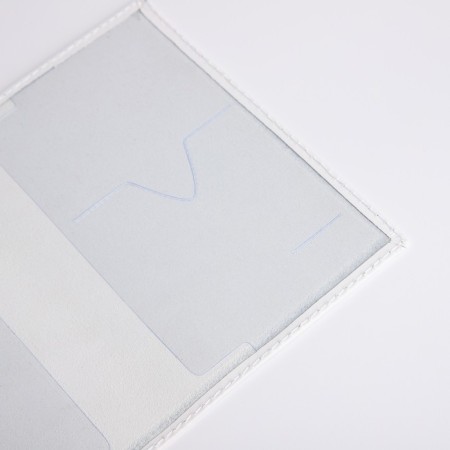 Cover for passport, white color-5