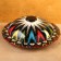 The pancake of Rishtan ceramics Atlas, 24 cm,