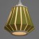 Lamp Bayerlux "Desser" E27 15W green 29x29x25-125 cm