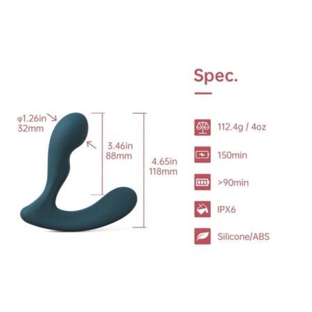 Prostate massager Magic Motion Solstice X, D-3.2, turquoise-1