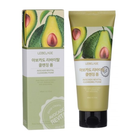 Foat for washing restoring with avocado Lebelage