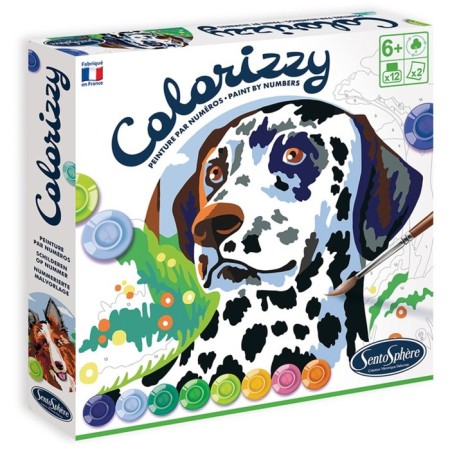 Set of paintings by Sentosphere numbers "Dogs"