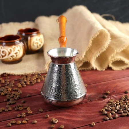 Turk for coffee Copper "Ornament", 0.5 l-1