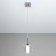 Suspended Citilux “Virta” CL139010, 12x10x25 cm, 1x60W, E14, color gray