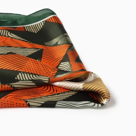 Women's scarf minku rr 70*70 cm, col. orange-1