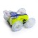 Radio-controlled “Trick” car, works on batteries, lighting effects, green color, green