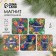 Magnet tree "Wishes. Bills" mix 5 types 7x7 cm