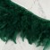 Tesma with feathers turkey, 13-17 cm, 5 ± 0.5 m, emerald color