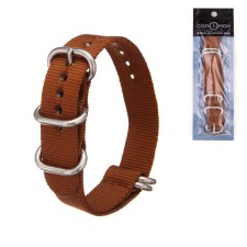 Solomon watch strap, 18 mm, l-27 cm, brown