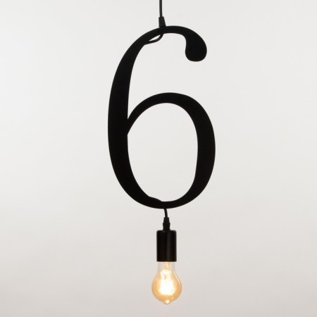 Bayerlux lamp "Figure 6" E27 40W Black 35x20 cm-2