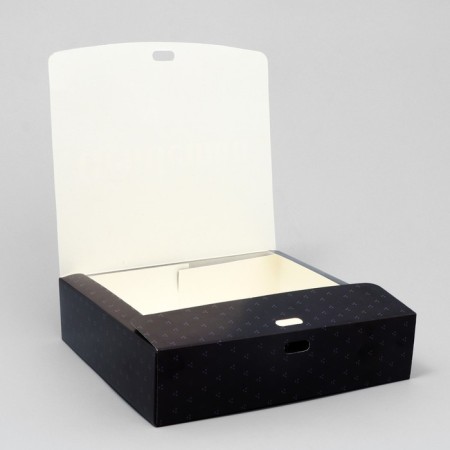 Gift folding box, packaging, "gentleman", 20 x 18 x 5 cm, without tape-3