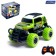 Radio -controlled jeep "graffiti", works on batteries, green color