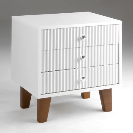 Tumbling bedside Astoria 3, 510x380x530, white/ white MDF 19mm
