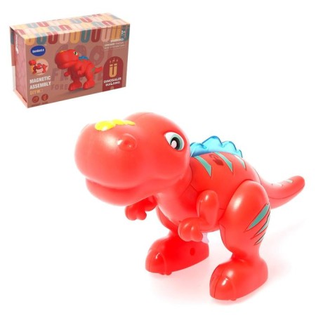 Interactive “Tyrannosaurus” toy with a voice recording function, walks, sound