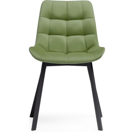 SHELS on a metal frame Chelsea Metal/velor, black/green 50x60x80 cm-1