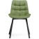 SHELS on a metal frame Chelsea Metal/velor, black/green 50x60x80 cm