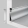 Aluminum profile skirting boards with backlight Led Strip Alm-8018-S-2M, 200x8x1.8 cm, silver color