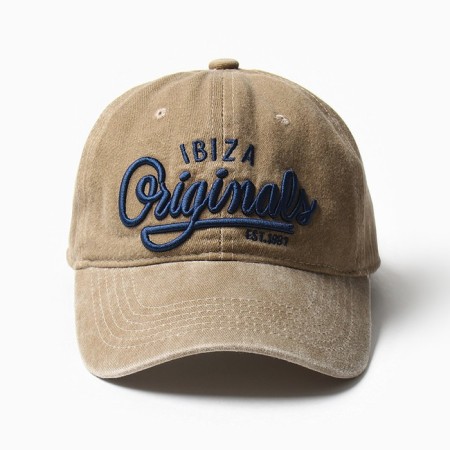 Men's cap "Ibiza", the color is light brown, rr 56-58-4