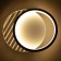 Bra "Double Circle" LED 18W 3000/4000k White 19x23x5 cm